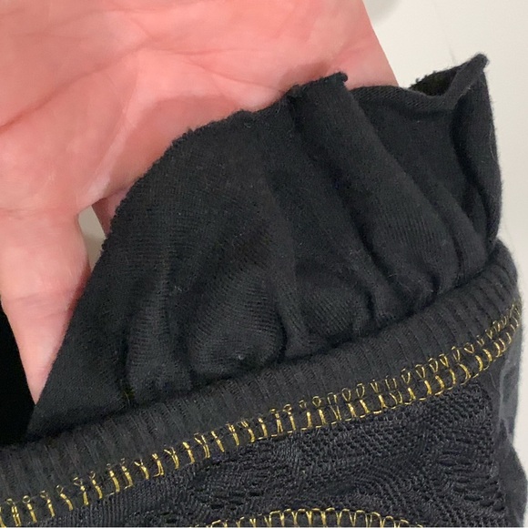 DESIGUAL Black Lace Colorful Flower Tank Top. Size Small - Picture 7 of 11